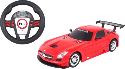 

Toy House Officially Licensed 1:24 Mercedes SLS AMG GT3 with small steering RC Car, Red(Red)