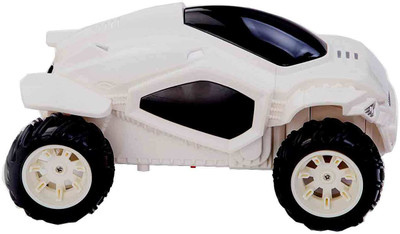

Adraxx 1:14 Radio Control Super Bounce Back Flip Stunt Performing Car Toy(White)