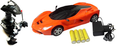 

ShopMeFast 1:16 Scale ZS Racing Joystick Controlled Rechargeable RC Car(Red, Yellow, Orange), Orange;red;yellow