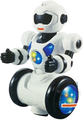 

SMCD Battery Operated Dancing 360 degrees Robot with Lights & Sounds(Multicolor)