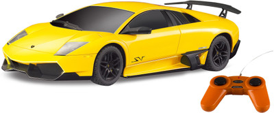

Toyhouse Radio Remote Control 1:24 Murcielago LP670-4 RC Scale Model Car(Yellow)