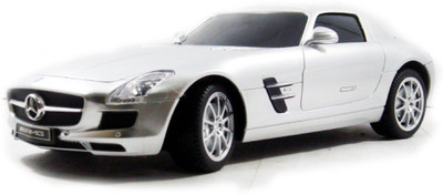 

The Flyer's Bay Licenced RC Mercedes-Benz SLS AMG 1:24 Scale Full Function with Shock Absorber and LED Lights (Silver)(Multicolor)