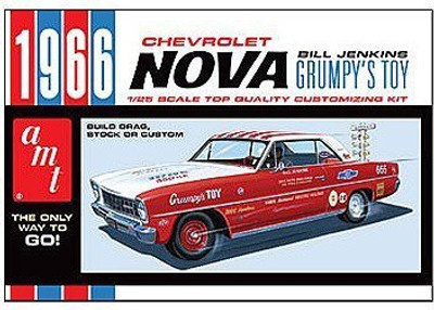 

Amt Ertl 1/25 1966 Cheva Nova, Bill Jenkins(Multicolor125)