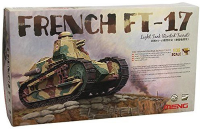 

Meng French FT-17 Light Tank (Riveted Turret) Plastic Model Kit (1/35 Scale)(Multicolor184)