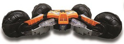 Mitashi Dash Rechargeable R/C Switch Blade Car(Orange, Black), Black;orange