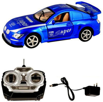 

AR Enterprises Rechargeable Wireless King Driver Remote Control Car With Opening Doors(Blue)