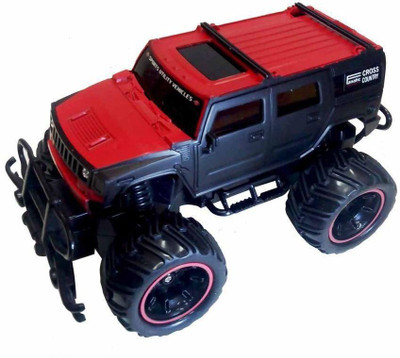 

Techhark Mad Racing Cross- Country Remote Control Monster Truck Car 1:20 scale HB 666-AC02 27MHZ(Red, Black), Black;red