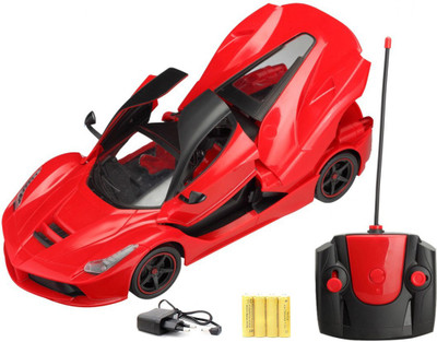 

Flipzon RC Ferrari Style Rechargeable Car 1:16 With Opening Doors And Dicky(Red)