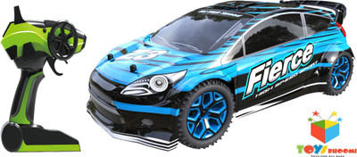 Toys Bhoomi 20 KM/H 2.4G 1:18 4WD High Speed Off-Road RC DRIFT Car Electric Buggy with Pistol grip remote control(Blue)