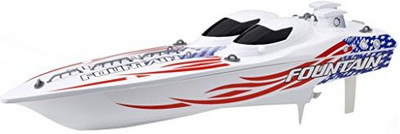 

New Bright 23Inch Radio Control Full Function Fountain Boat 49 Mhz(White)