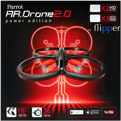 

Parrot A R Drone 2.0 Power Edition - (By Flipper)(Red)