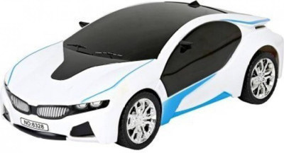 

HR Remote Controlled Rechargeable Famous car with 3D Lights (White)(White)