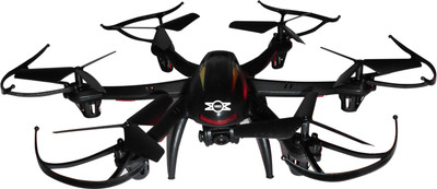 

Emob 2.4G 6 Axis Gyro 4 Channel Hexacopter Quadcopter Drone with Radio Transmitter and Receiver with Camera-Balck(Multicolor)