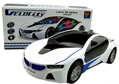 Vishwakarma Enterprises 3D Lighting Super Car Toy(White) available at flipkart for Rs.285