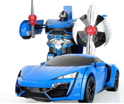 

Krypton 2.4GHz 1:14 Scale car R/C transforming robot to car(Multicolor)