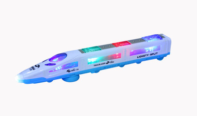 

Shape n Style Emu Metro LED Train With Light & Music & Self Rotating(Multicolor)