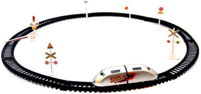 

PTCMart High Speed Metro With Round Track Battery Operated Train(Multicolor)