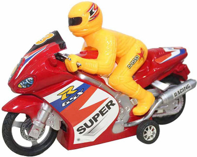 

Prro Remote Control Motor Bike Toy(Yellow)