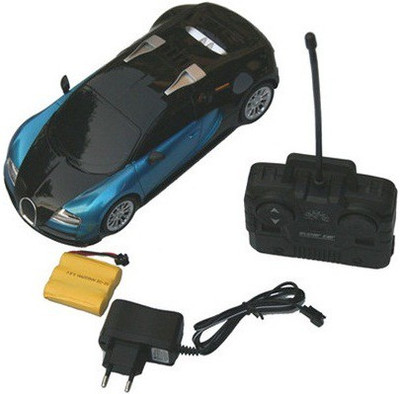 

Shop & Shoppee Buggati Model R/C Remote Control car 1:16(Blue, Black), Black;blue