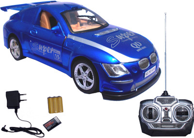 

volik Rc King Driver Rechargeable Car 1:18 With Opening Doors & Trunk(Dickie)(Blue)(Blue)