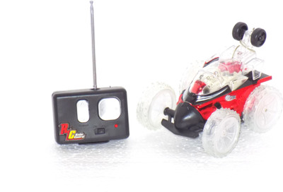 

Palakgroup Rechargable Mini Stunt Car(Red, Black), Black;red