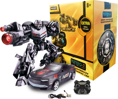 

TurboZ R/C CHANGING ROBOT CAR BLACK - TT661A(Multicolor)