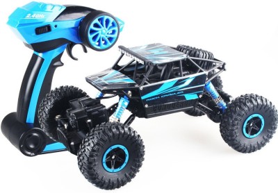 OM 1:18 Scale RC Mini Rock Crawler Car Toy(Blue)