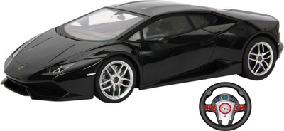 

Toyhouse 1:16 Lamborghini HURACAN LP610-4 w Gravity Sensor steering Rechargeable RC CarB(Black)