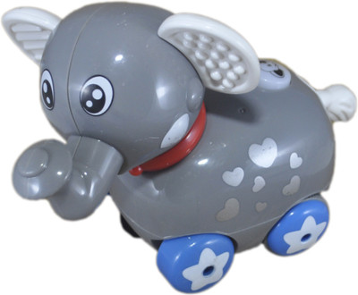 Babysid Collections Remote Control Elephant(Multicolor)