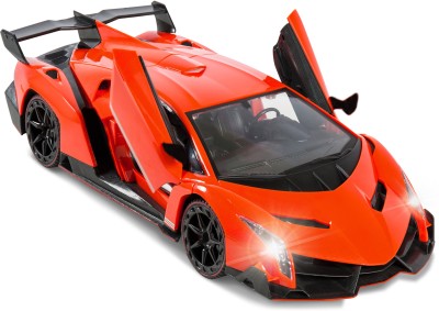 

Flipzon RC Lamborghini Veneno Style Rechargeable Car 1:14 With Opening Doors (Orange)(Orange)