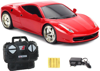 

Flipzon New RC Ferrari Style Racing Super Speed Rechargeable Car 1:20 (Red)(Red)