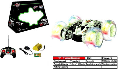 

Sunflower Products 4 Wheel Drive High speed 360 Degree Spin(Multicolor)