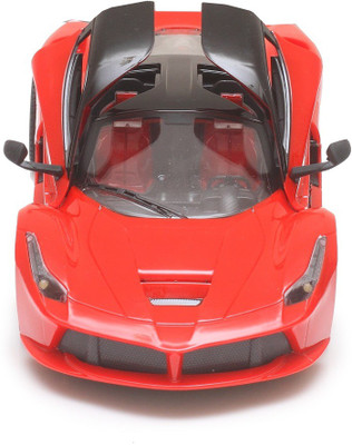 

The Flyer's Bay Rechargeable Ferrari Style Remote Controlled Car with Fully Function Doors, Upgraded Version 2.0(Red)