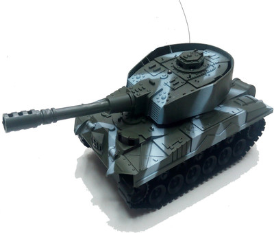 

Gift World Radio Remote Control Tank RC Battle Tank Battery Operated Military Tank(Grey, Black), Black;grey