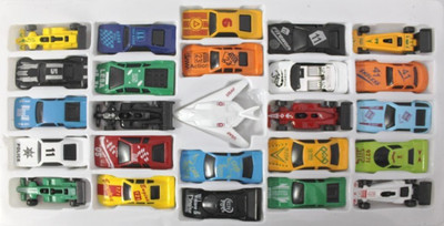 Toyoz Die Cast Metal Force Car Set - 25 Pieces(Peach, Chic White), Chic white;peach