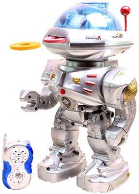 AR Enterprises Intelligent IQ Remote Control Robot Toy(Silver)