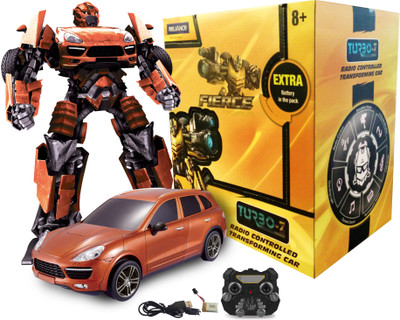

TurboZ R/C CHANGING ROBOT- CITY CAR(Multicolor)