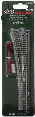 

Kato USA, Inc. N #6 Remote Left-Hand Turnout(Black)