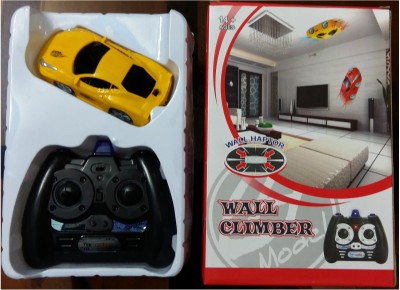 

R/C Wall Climber Remote Control Car with Infrared Technology(Yellow)