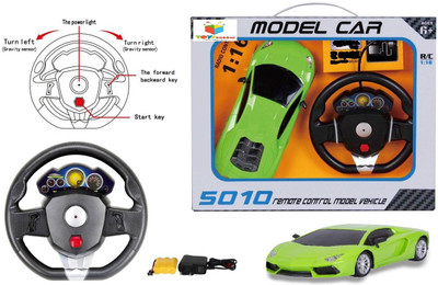 68% OFF on Toys Bhoomi Steering Wheel Controlled 1:16 Scale Rechargeable RC Lamborghini