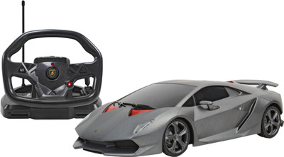 

Rastar R/C 1:18 Lamborghini Sesto Elemento with Steering Wheel Controller(Grey)