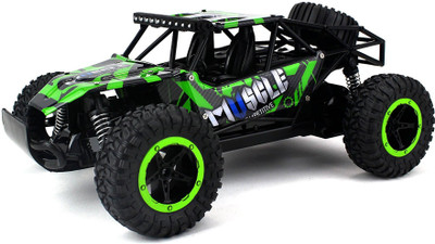 Jack Royal Green Monster Truck Real Suspension With Off Road Tyres(Green)