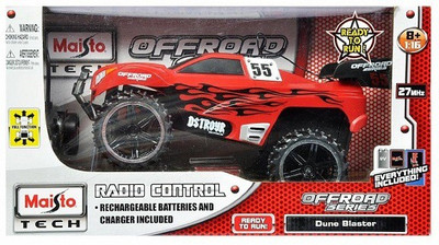

Maisto 1:16 Off Road Remote Control Dune Blaster - Red(Red)