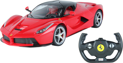 

Toy House Officially Licensed 1:14 Ferrari LaFerrari USB RC Scale Model Car, Red(Red)