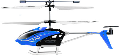 Toyhouse Speed Helicopter 3 Channel Infrared Remote Control with Gyroscope n LED Lights for Indoor, Blue(Blue)
