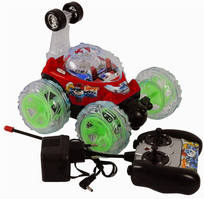 

Shopaholic Remote Control Stunt Car With 360 Degree Rotation(Multicolor)