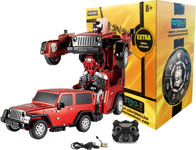 

TurboZ R/C CHANGING ROBOT- JEEP(Multicolor)
