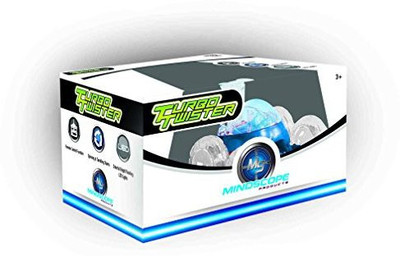 

Mindscope Turbo Twisters Blue 49 Mhz Bright Led Light Up Stunt Rc(Multicolor)