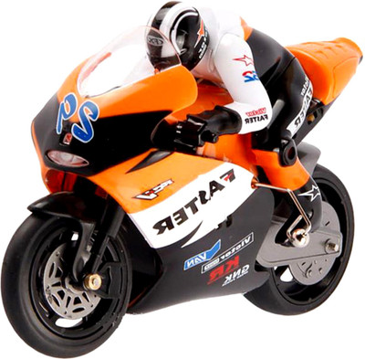 

Adraxx 1:10 Scale Dashing And Robust RC Motorcyle With Accelerator and Undercarriage(Orange)