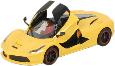 

TRD Store Rechargeable Ferrari Style RC Car With Fully Function Doors(Yellow)